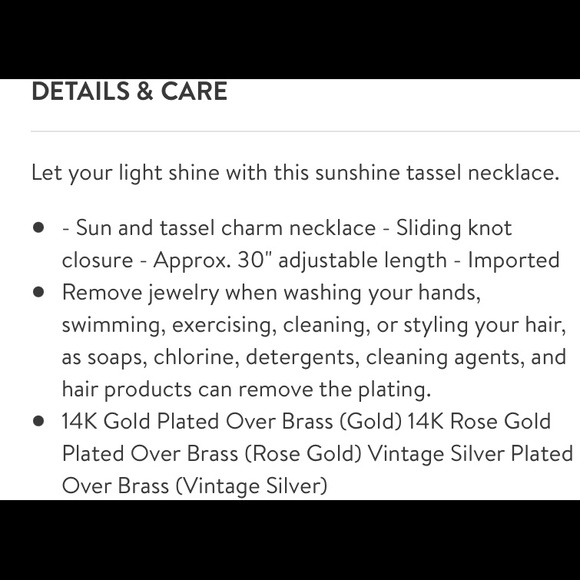 3 in 1 necklace Kendra Scott Sun & Tassel charms - Picture 2 of 5